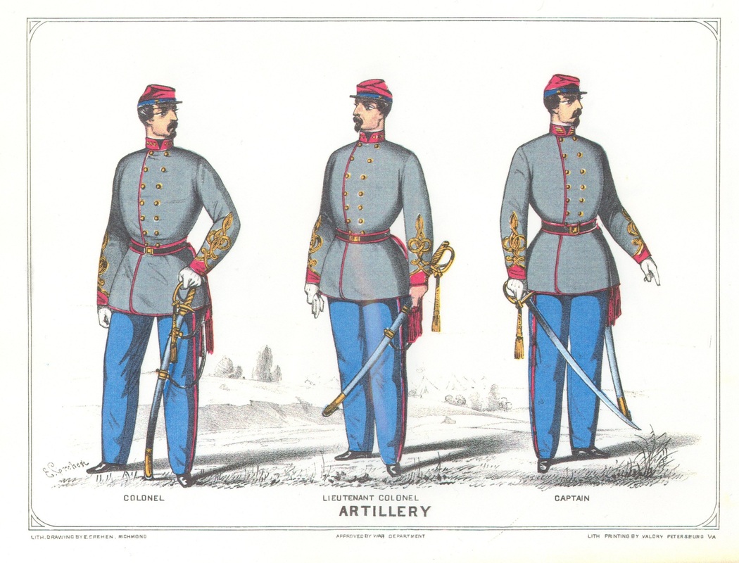 civil war cavalry officer uniform